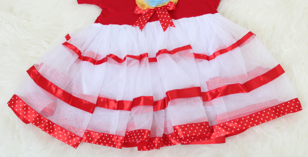 Dress kids nora merah