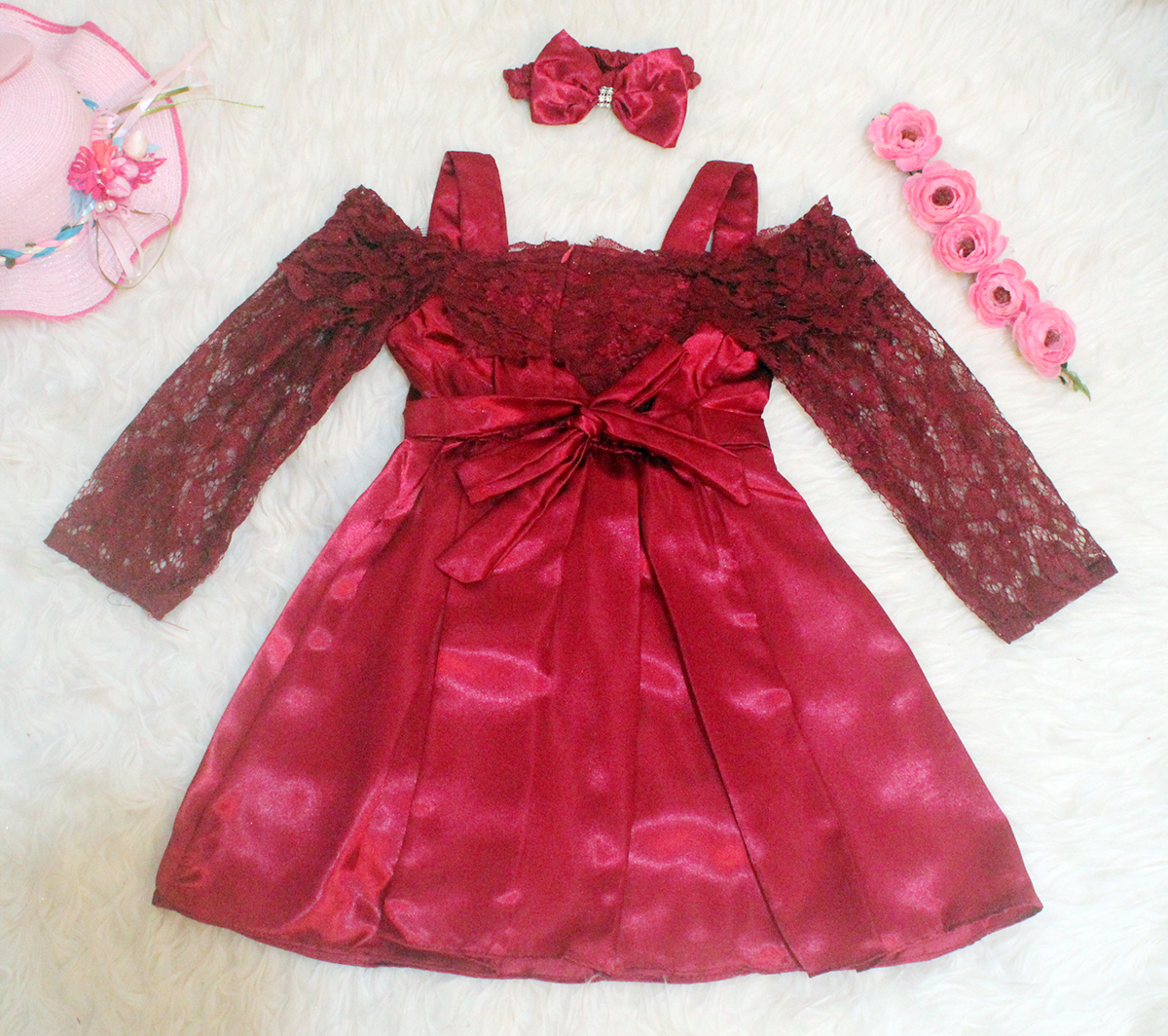 Dress Kids Chaca maroon