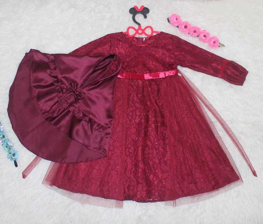 Hijab Kids GM03 maroon