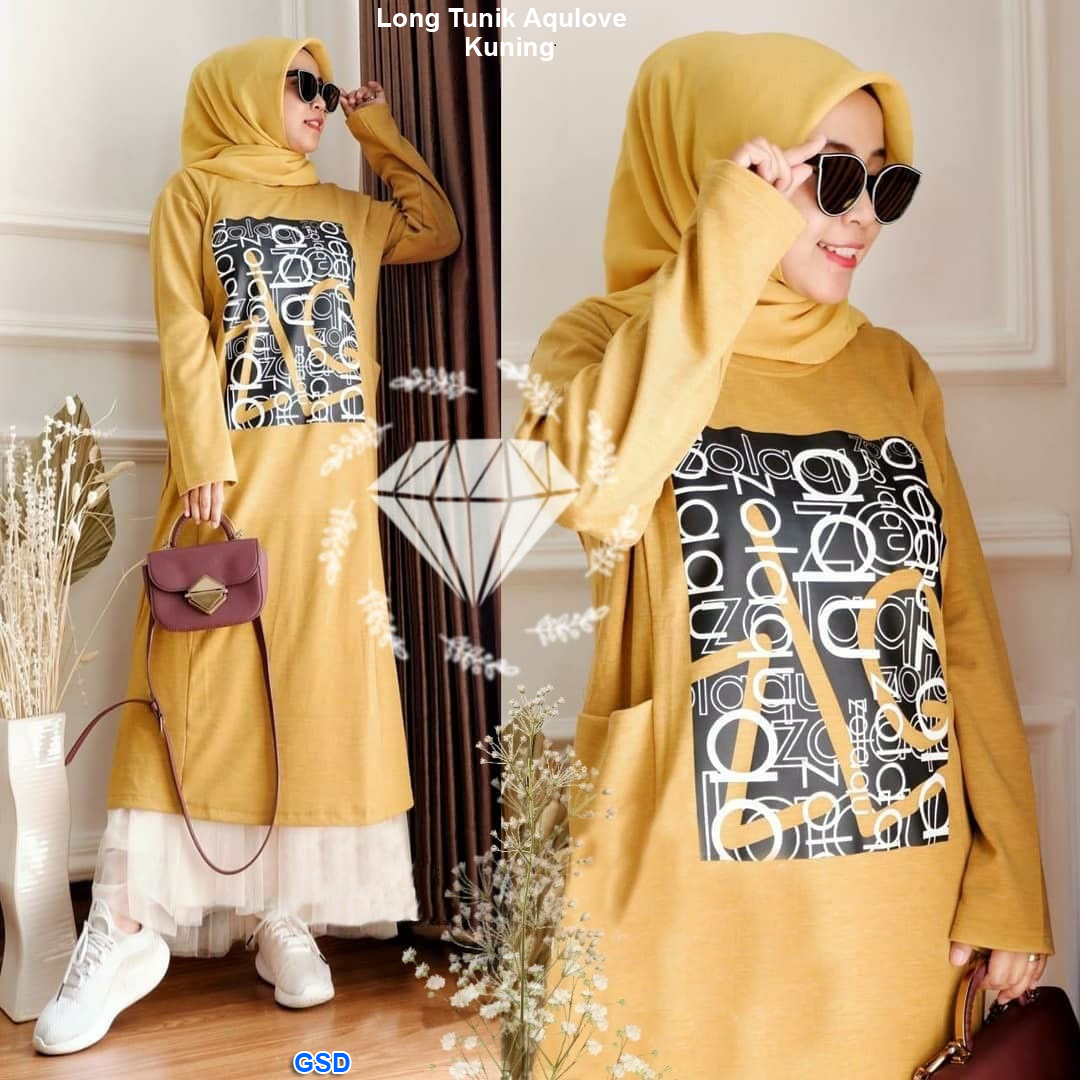 Long tunik Aqulove abu