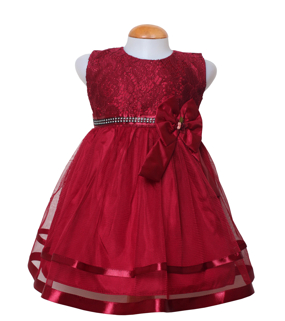 Dress Kids Mita Maroon