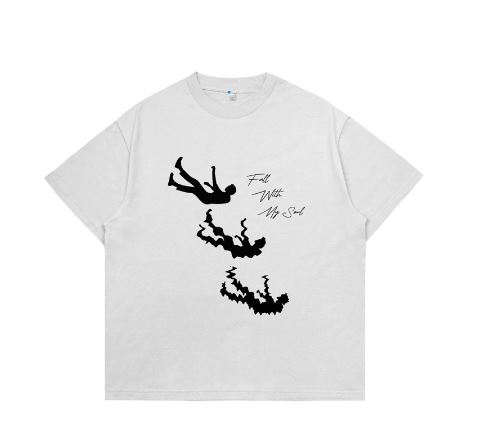 Hi VABA Oversized Fall With My Soul Tshirt | Kaos Streetwear Unisex Tee