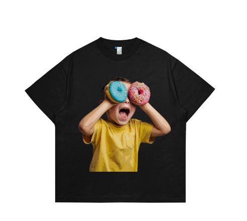 Hi VABA Oversized Donut Tshirt | Kaos Streetwear Unisex Tee