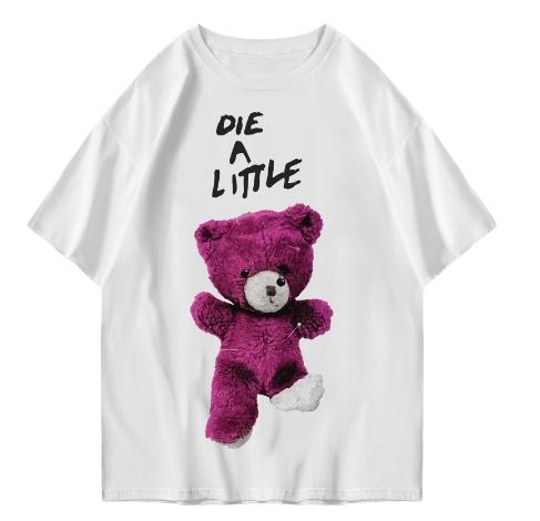 Hi VABA Oversized Die A Little Tshirt | Kaos Streetwear Unisex Tee