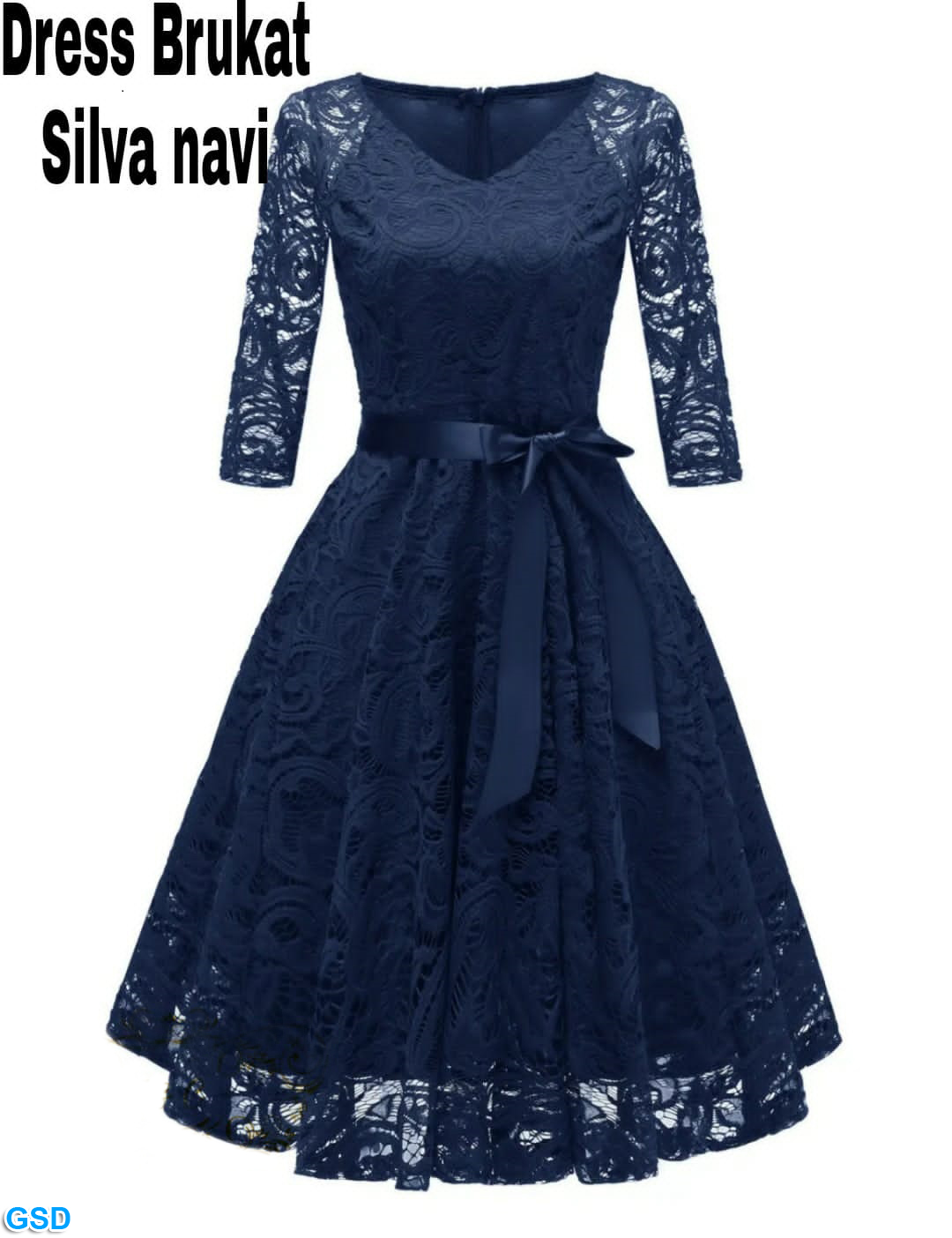 Dress Silva maroon