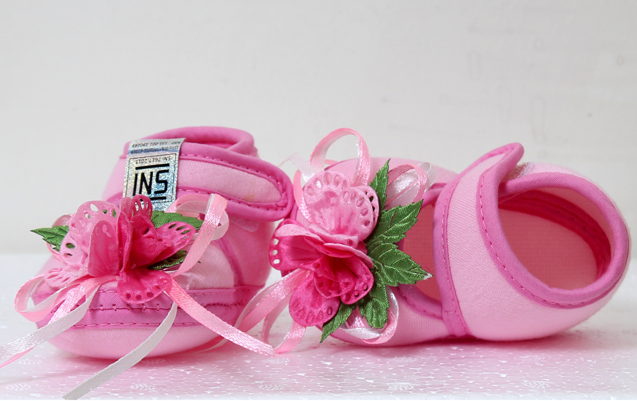 Sepatu Bayi Rose Rose Pink