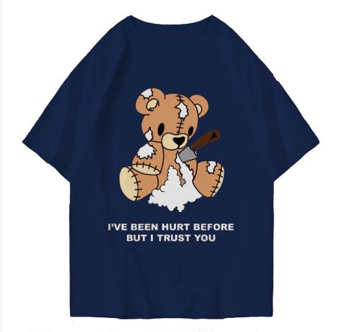 Hi VABA Oversized Hurt Bear Tshirt | Kaos Streetwear Unisex Tee