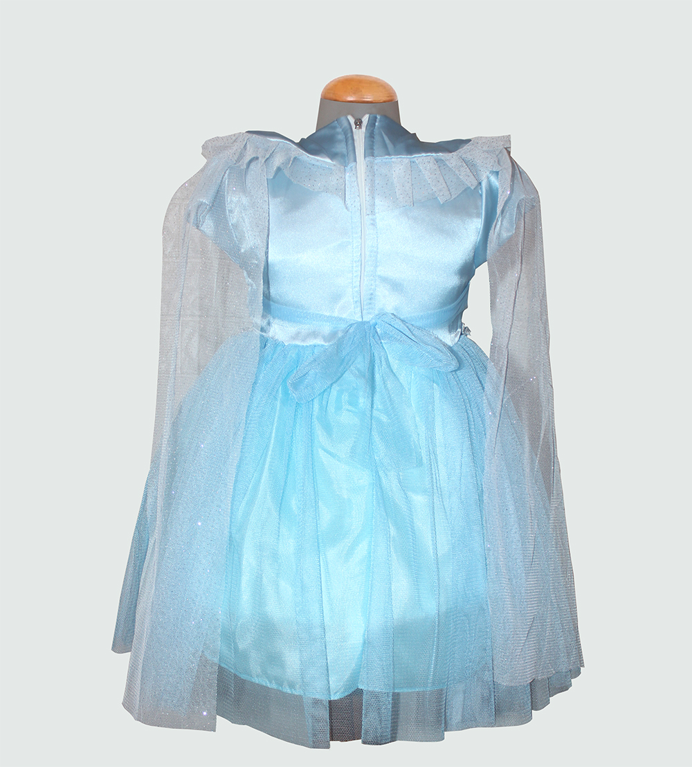 Dress Kids Fozen Biru