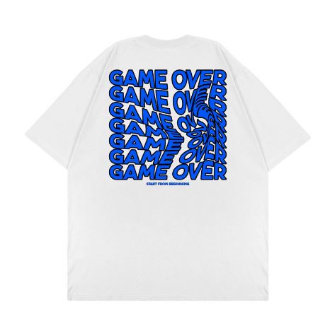 Hi VABA Oversized Game Over Tshirt | Kaos Streetwear Unisex Tee