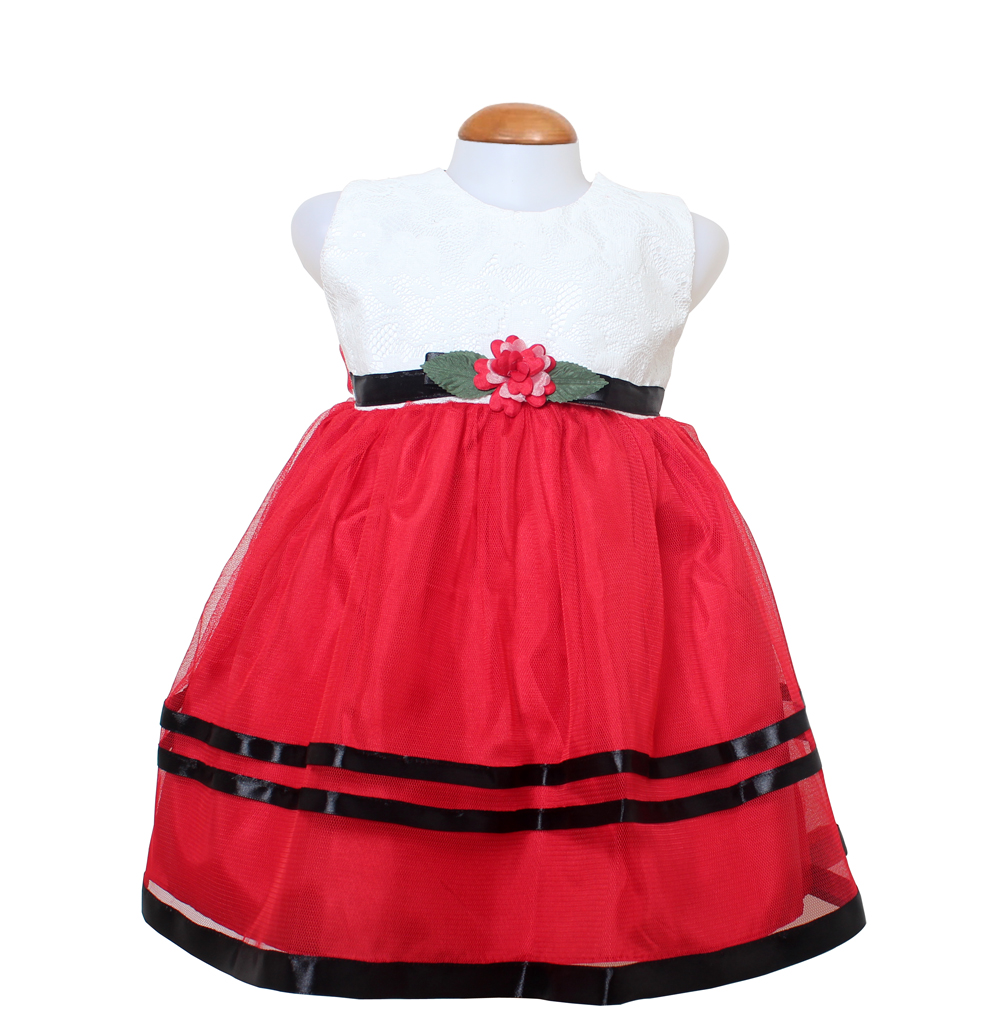 Dress kids cutie red