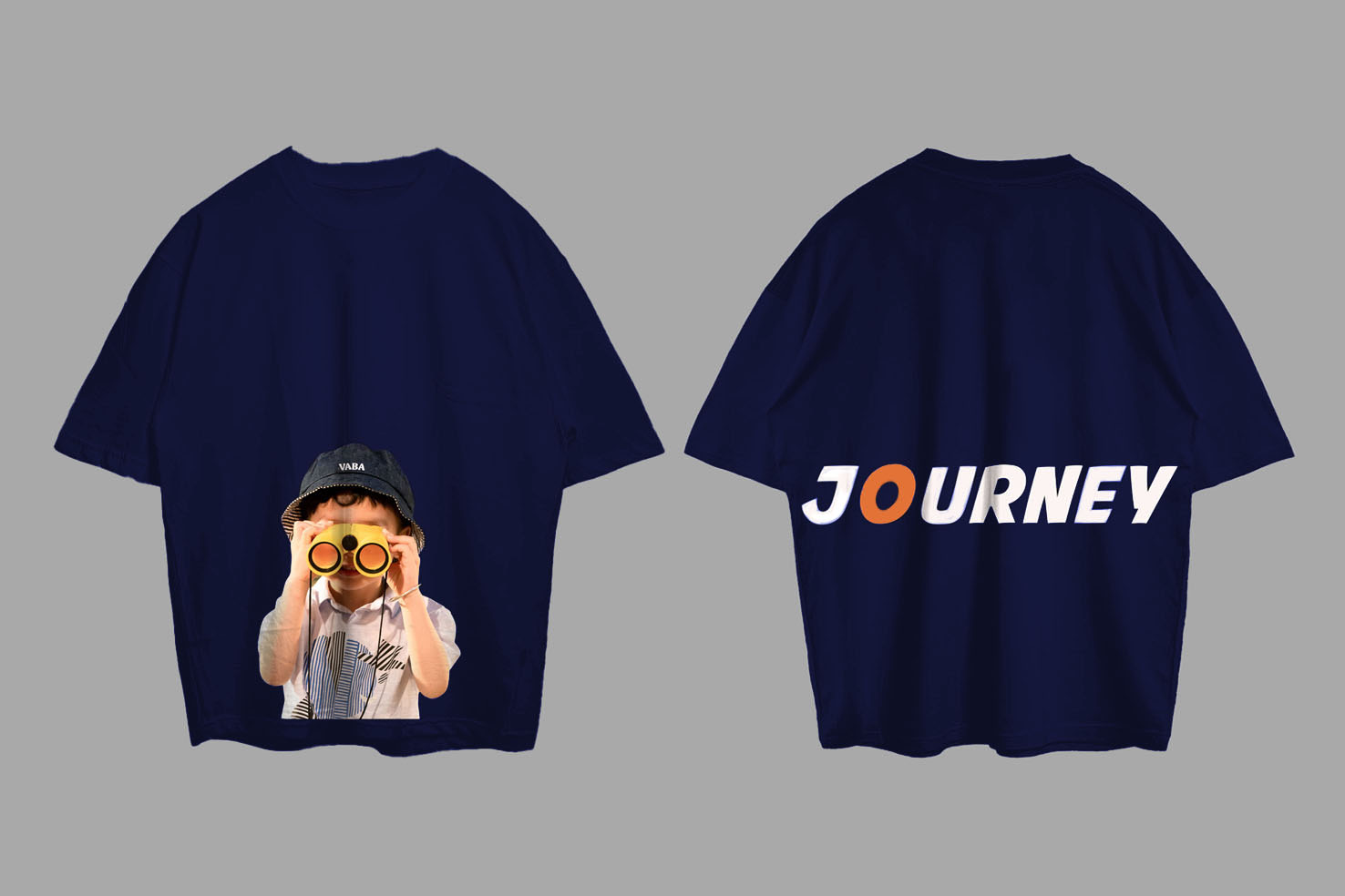 VABA Oversized Tshirt Journey | Kaos Streetwear Unisex Tee