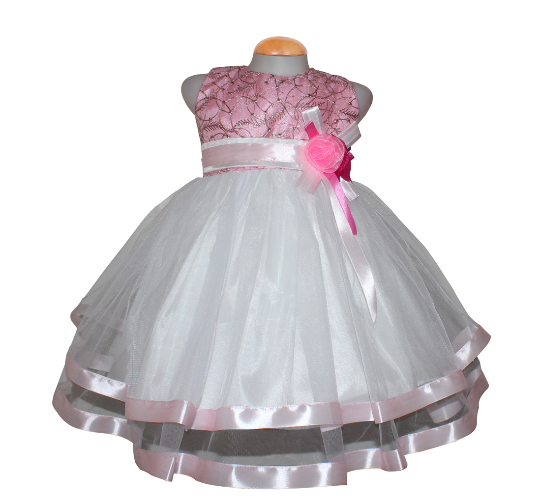 Dress Kids Isabel Brukat pink