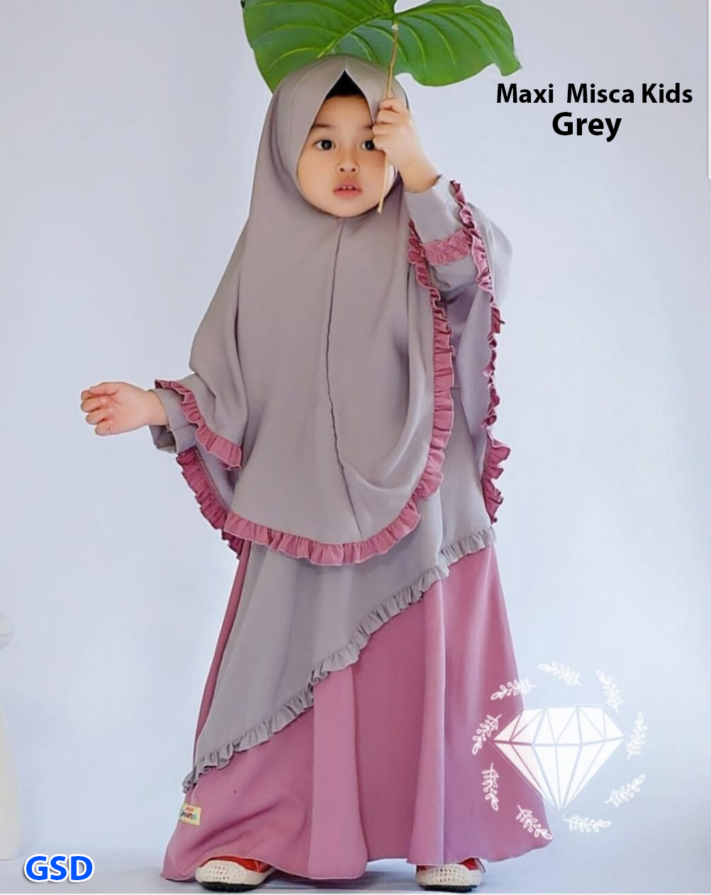 Maxi Misca kids maroon