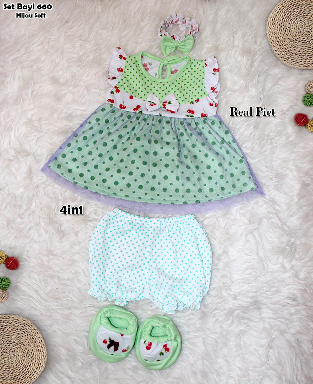 Set Bayi 660 4in1 Pink