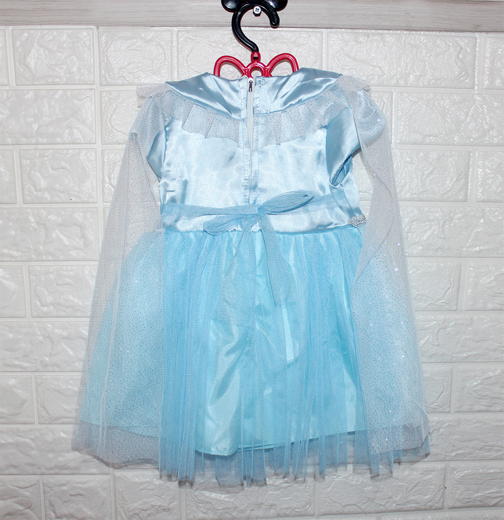 Dress Kids Fozen Biru