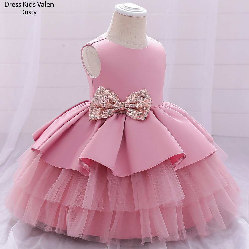 Dress Kids Valen Putih