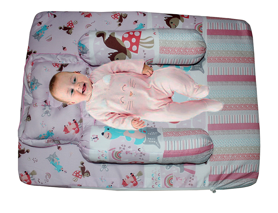 Set Kasur Bayi 3in1 Pink