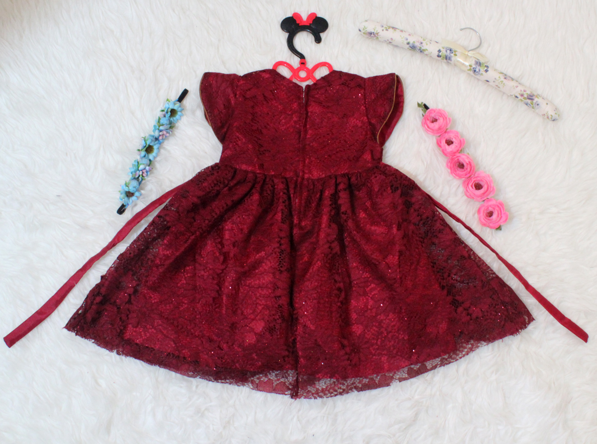 Dress Kids Alia maroon