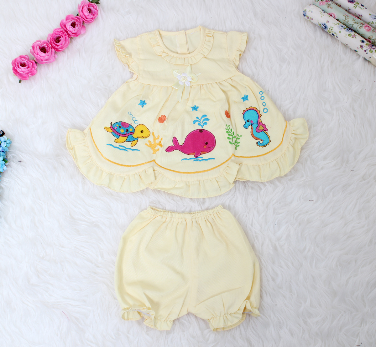 Set Bayi Sea 172 kuning 2in1