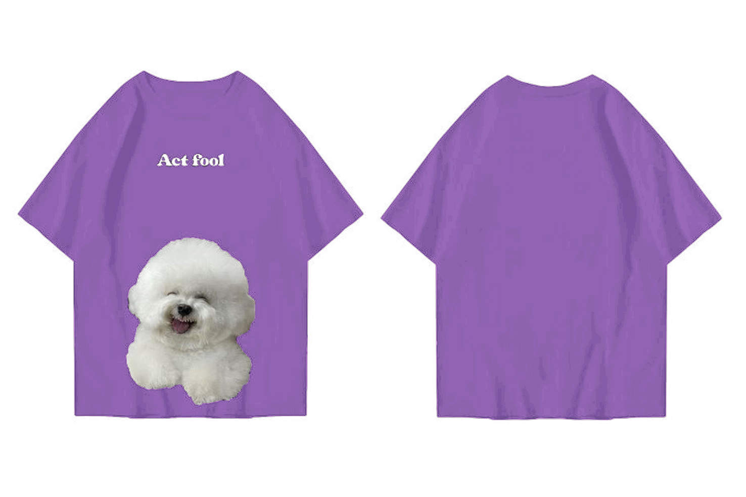 Hi VABA Oversized Bichon Tshirt | Kaos Streetwear Unisex Tee