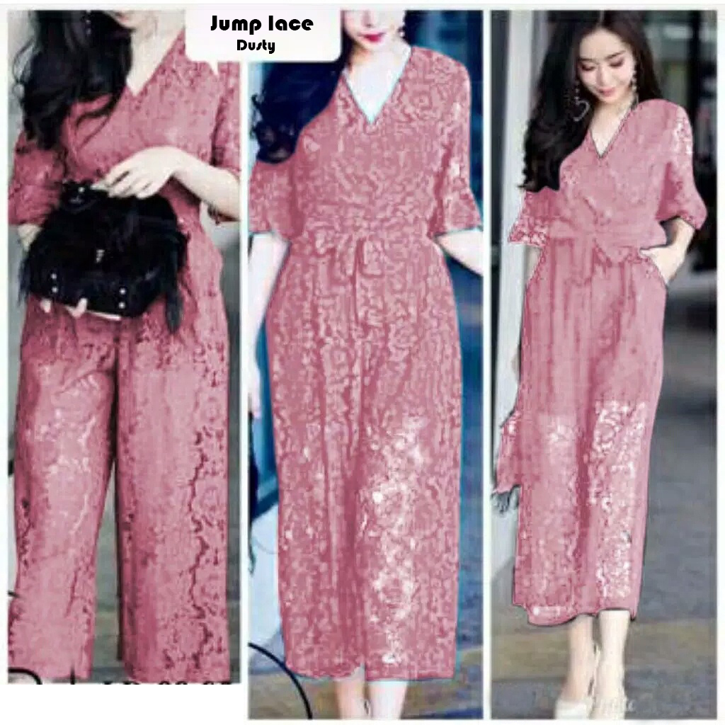 Jumpsuit lace coksu