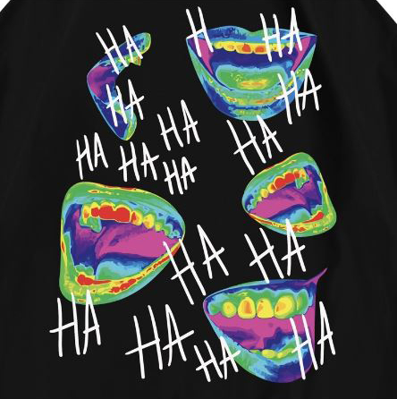 Hi VABA Oversized Hahaha Tshirt | Kaos Streetwear Unisex Tee