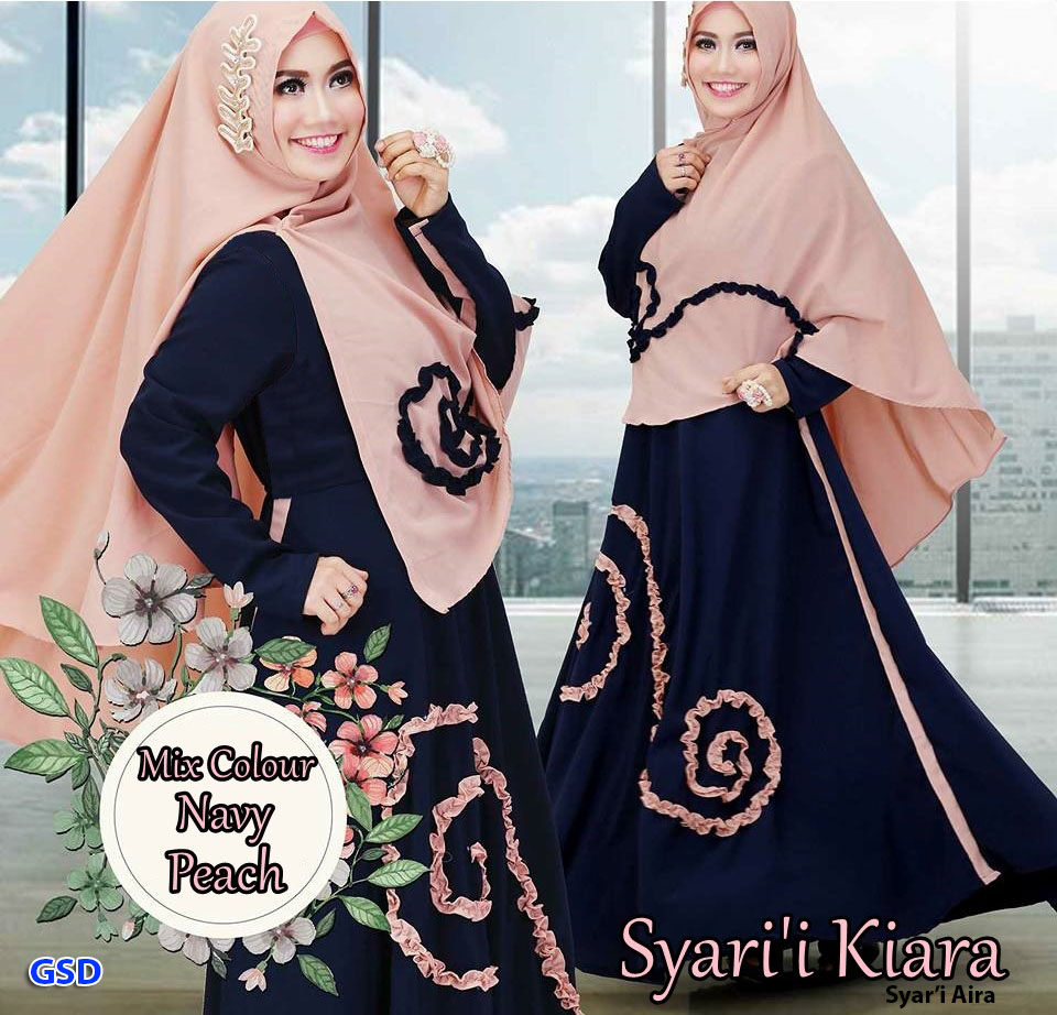 Baju Muslim - busana muslimah maxy, gamis kaftan dan hijab 