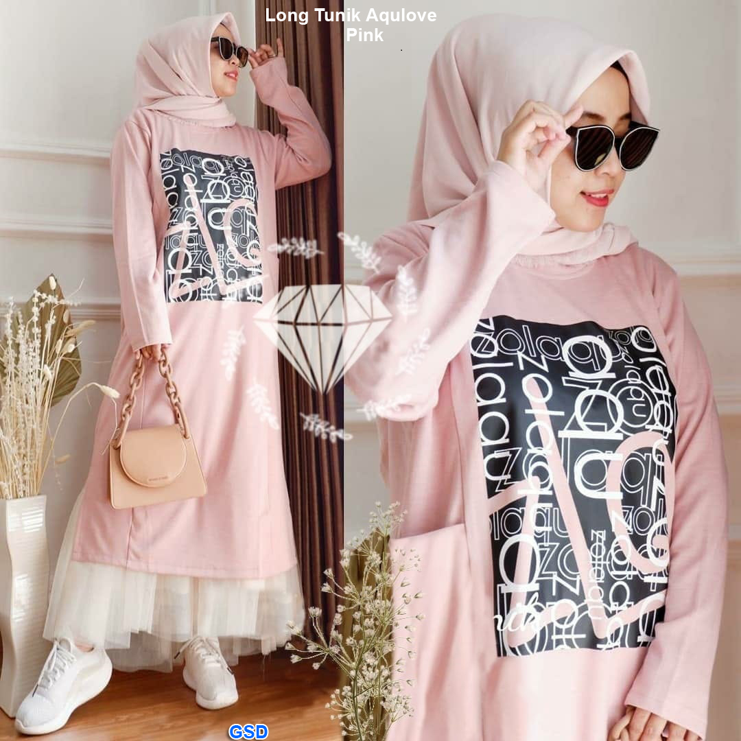 Long tunik Aqulove abu