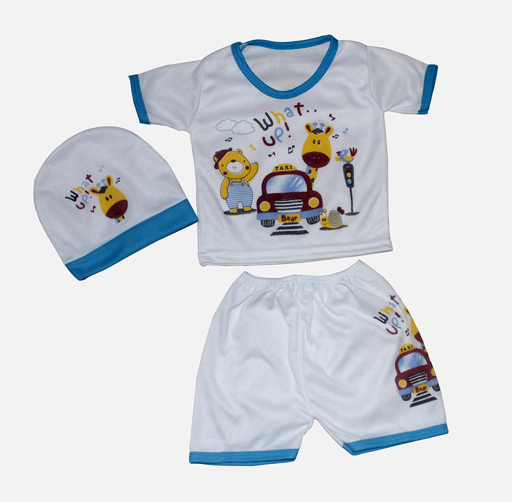 Set bayi 3in1 girafe Biru