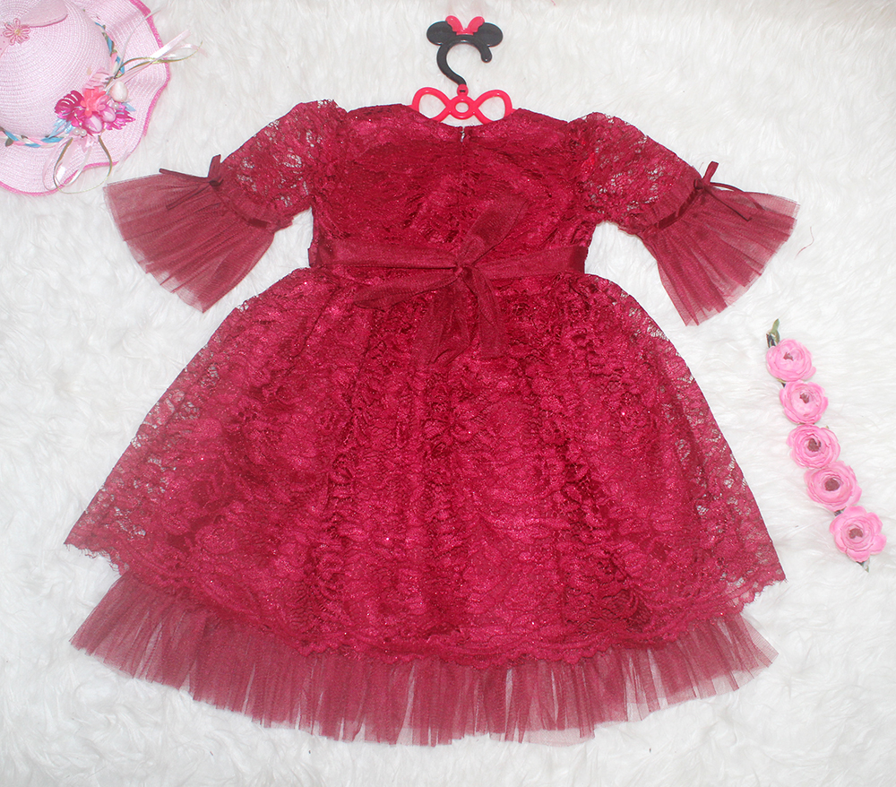 Dress Kids Aria Maroon