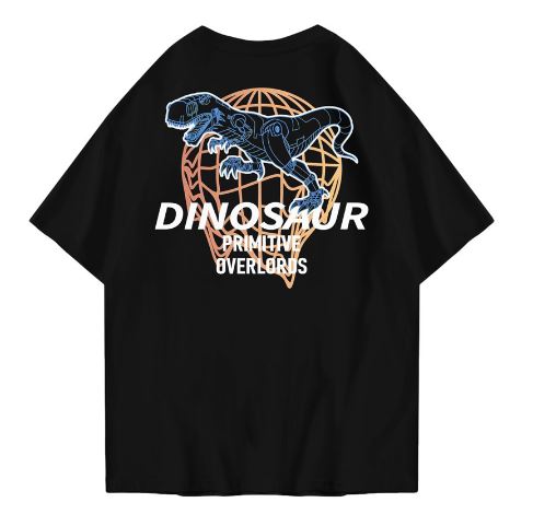 Hi VABA Oversized Dinosaur Tshirt | Kaos Streetwear Unisex Tee