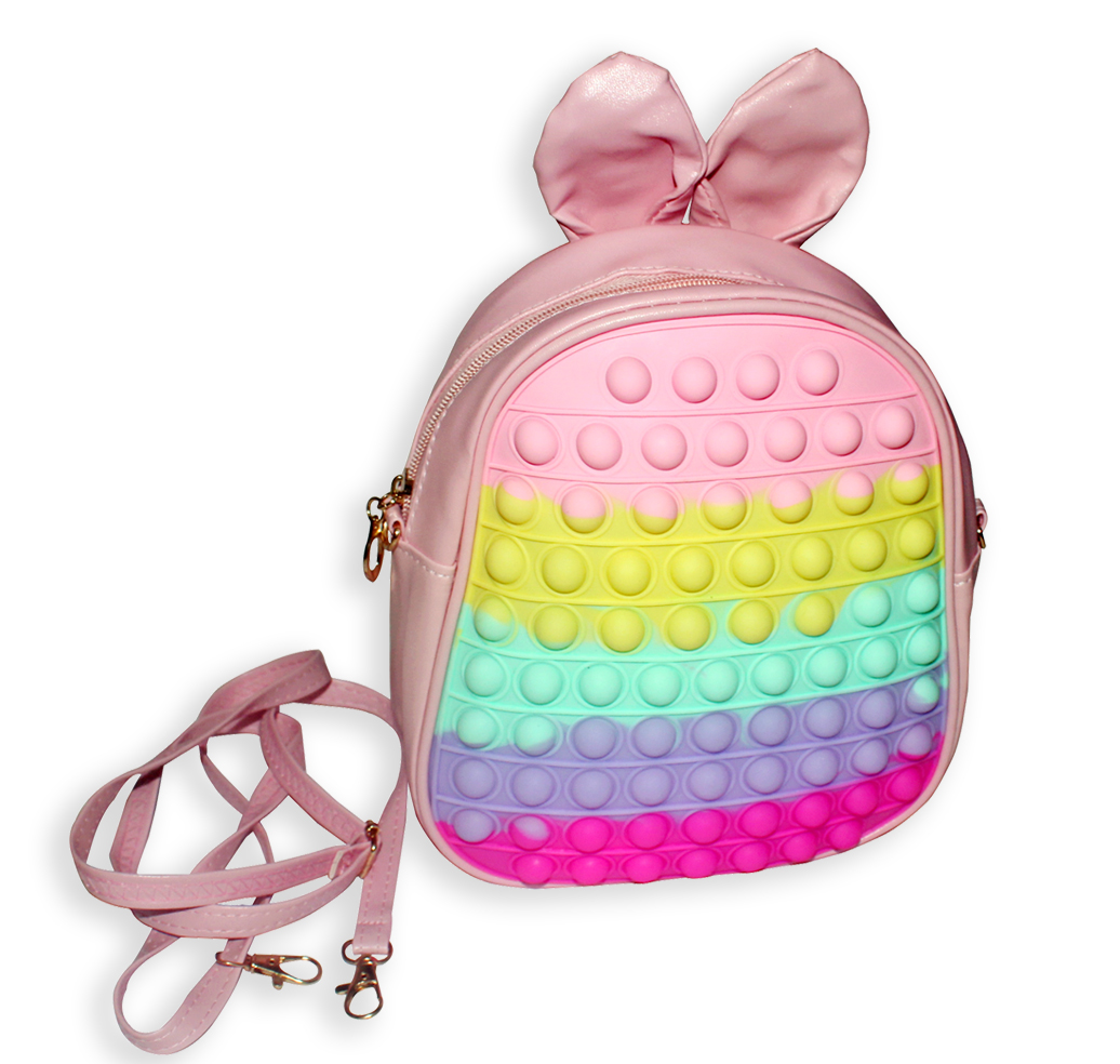 Tas Ransel Pop it bunny pink