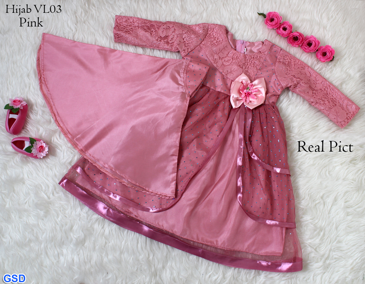 Hijab Kids VL03 Pink