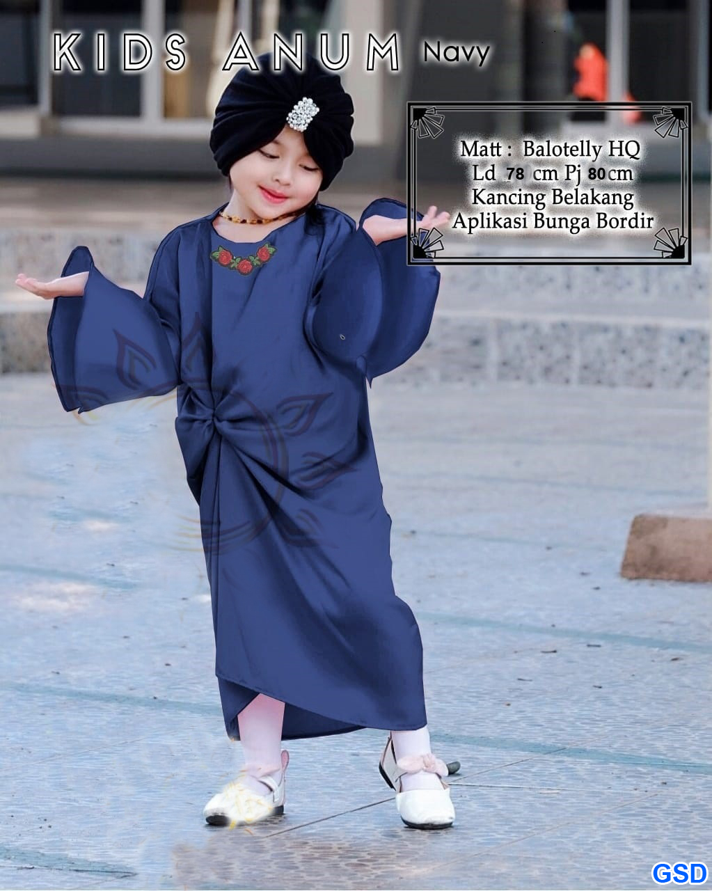 Gamis Kids Anum dusty