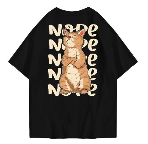 Hi VABA Oversized Nopes Tshirt | Kaos Streetwear Unisex Tee