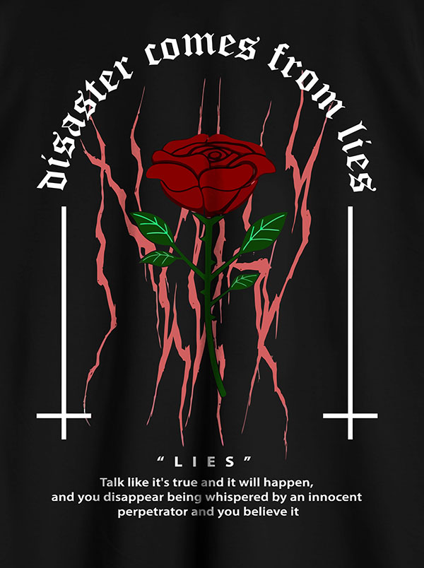 Tshirt Rose Disaster 