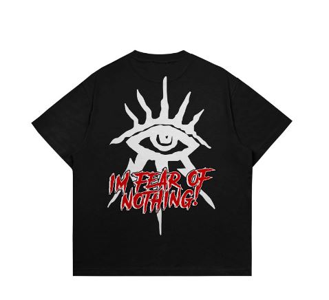 Hi VABA Oversized Fear Eyes Tshirt | Kaos Streetwear Unisex Tee