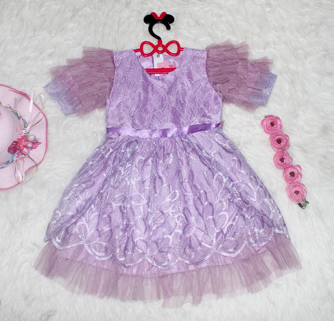 Dress Anak Yeni Ungu