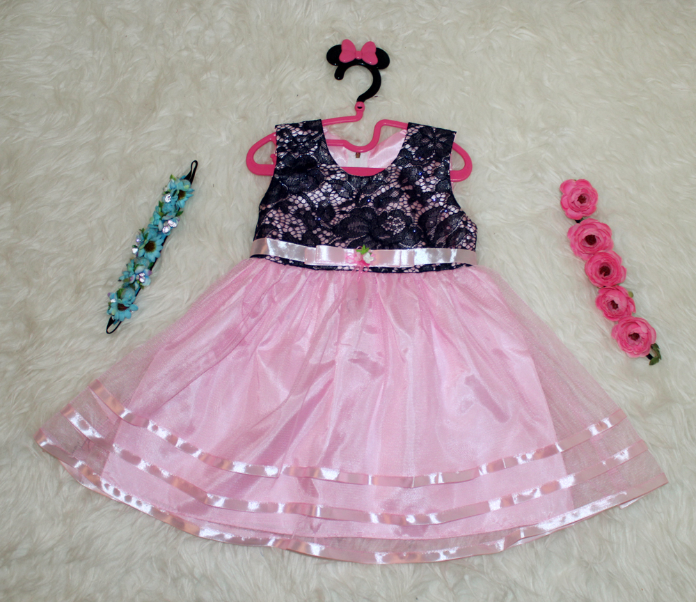 Dress Kids Sari Pink