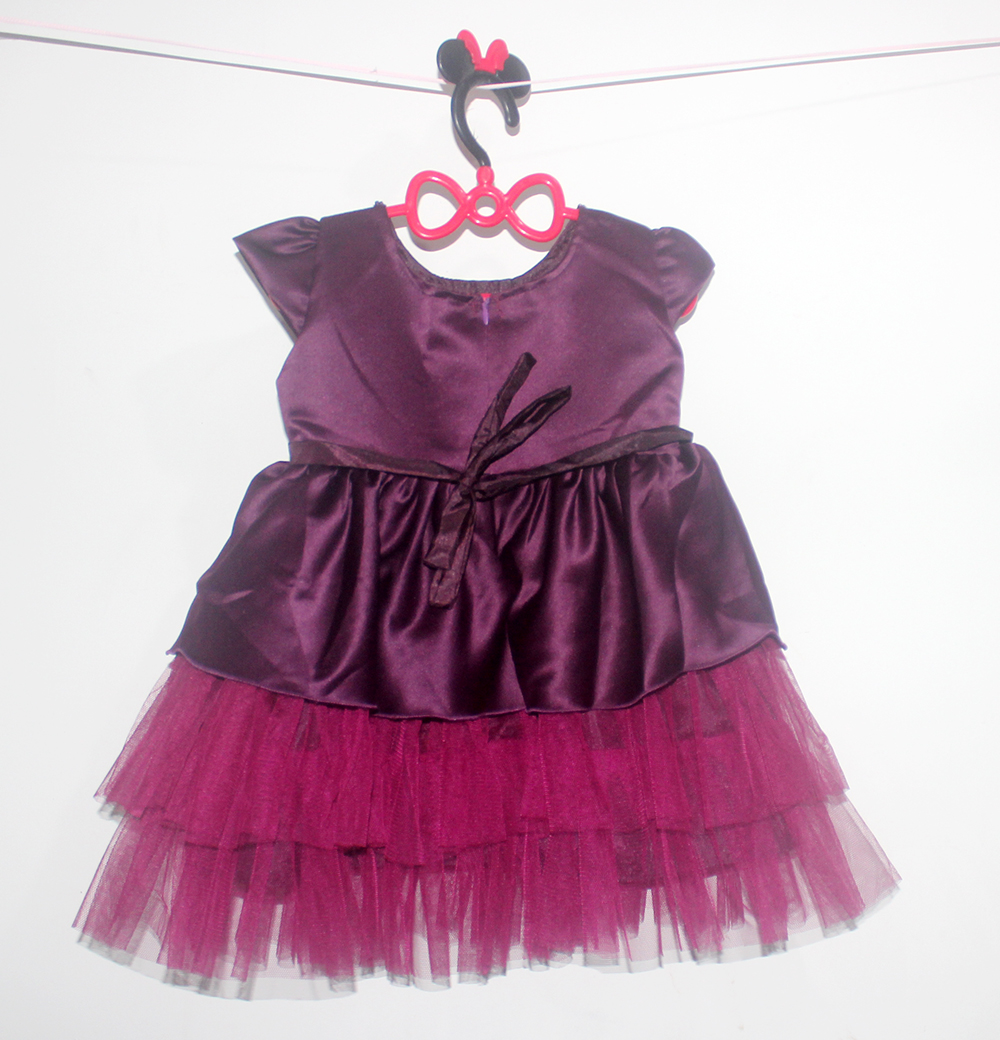 Dress Anak 453 Burgundy