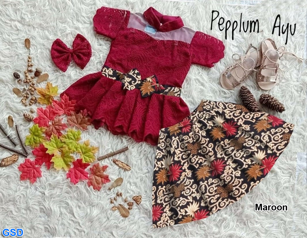 Set pepplum ayu benhur