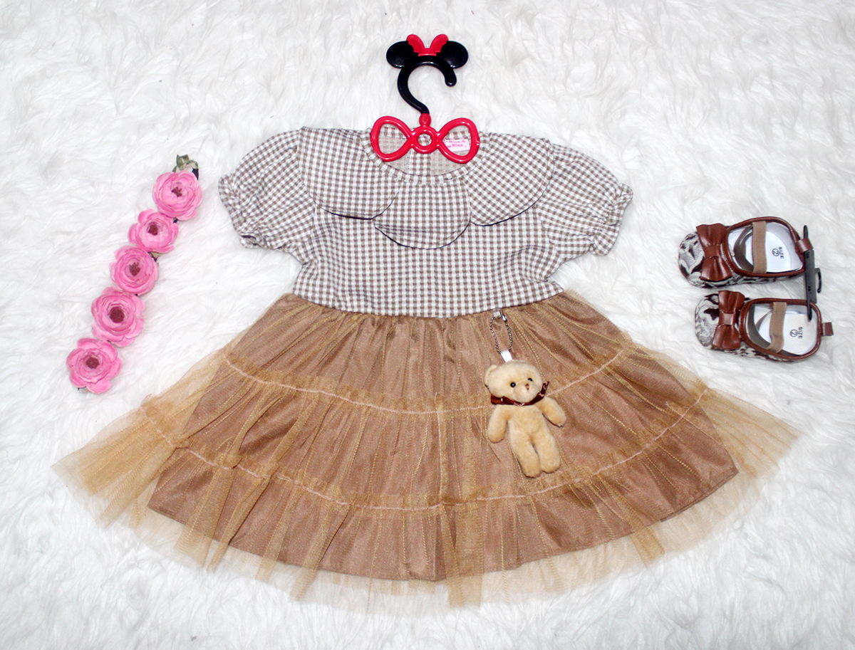 Dress Kids Ningku Coklat