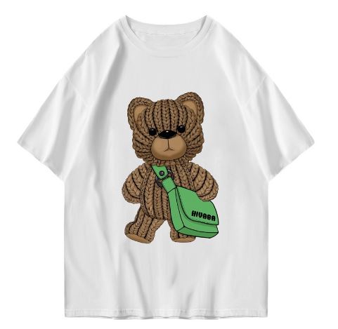 Hi VABA Oversized Hivaba Bear Tshirt | Kaos Streetwear Unisex Tee