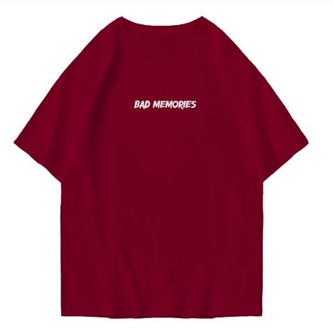 Hi VABA Oversized Bad Memories Tshirt | Kaos Streetwear Unisex Tee