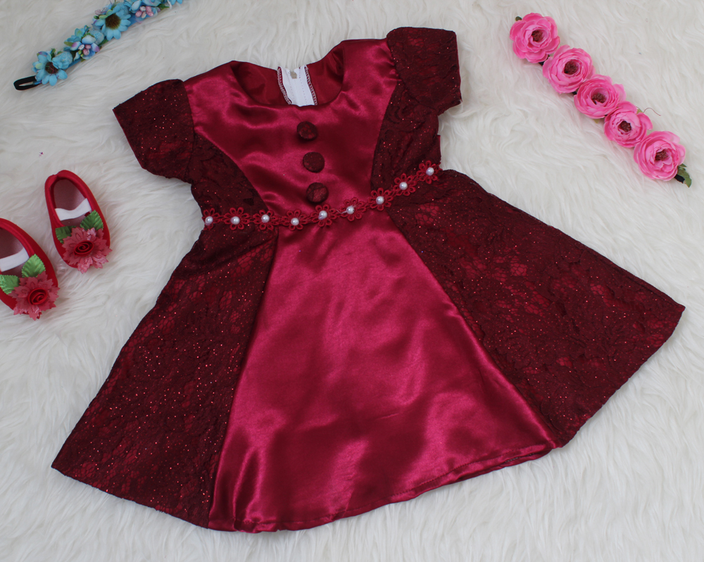 Dress Kids Carita 333 maroon