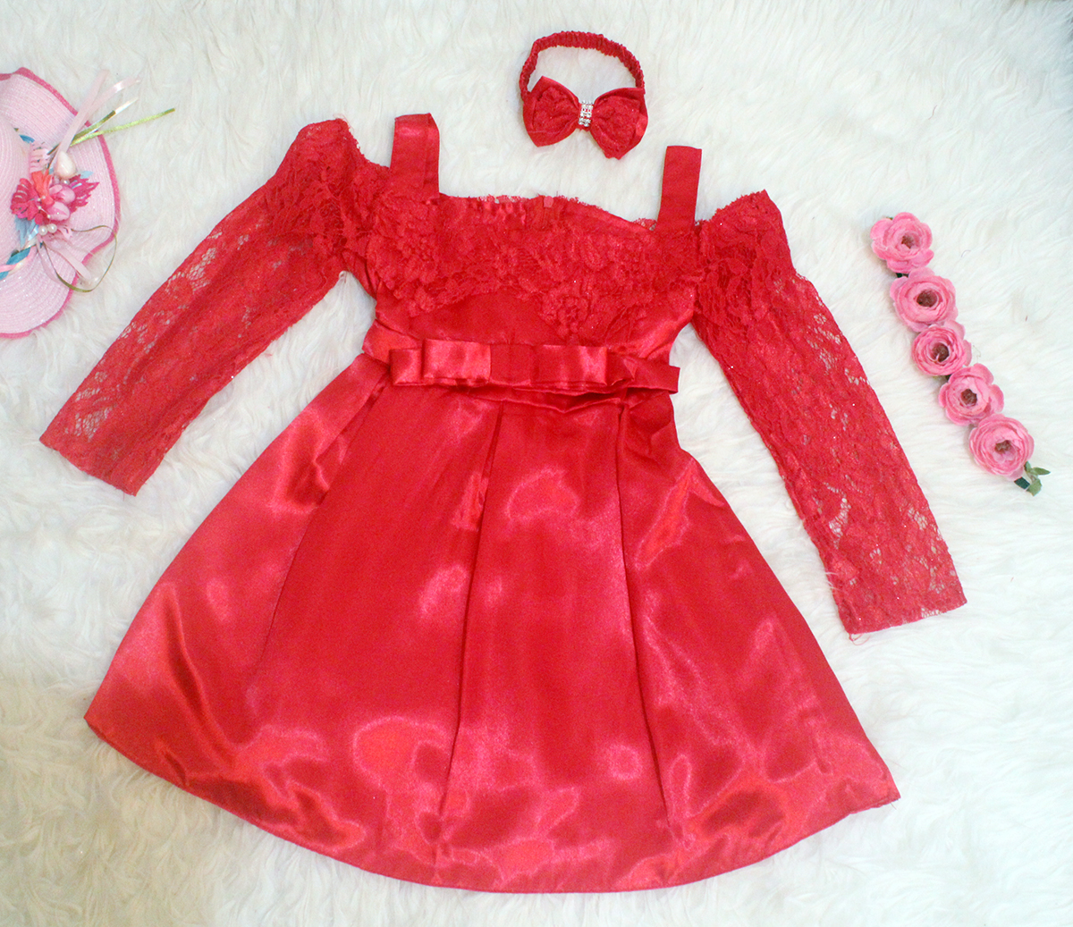 Dress Kids Chaca Red