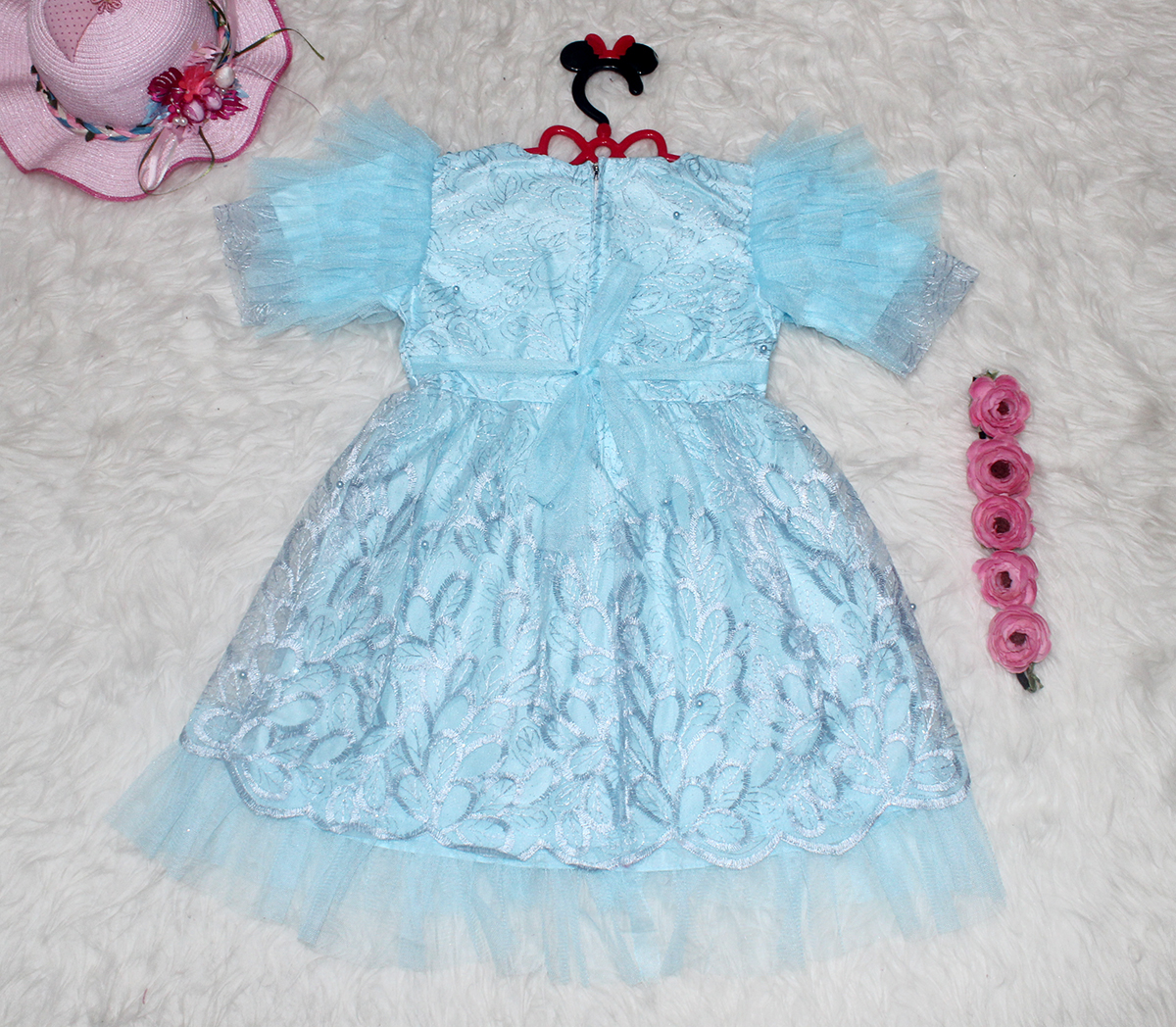 Dress Anak Yeni Biru