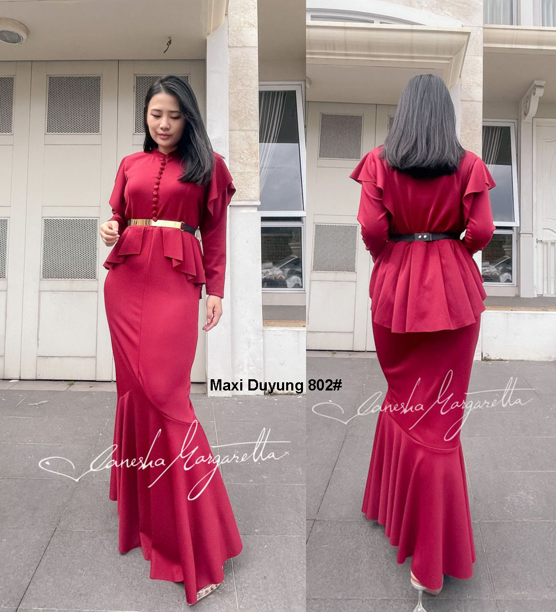 Maxi Duyung 802# hitam