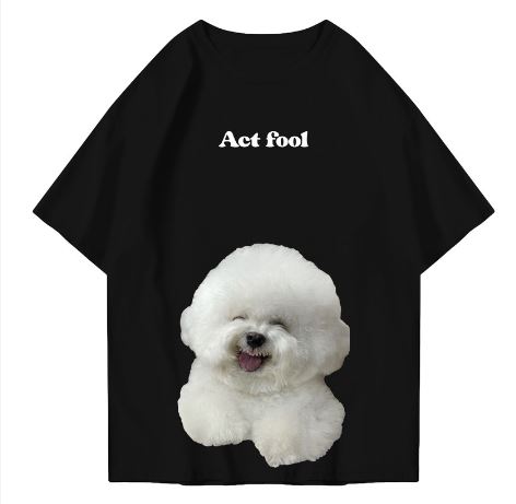 Hi VABA Oversized Bichon Tshirt | Kaos Streetwear Unisex Tee