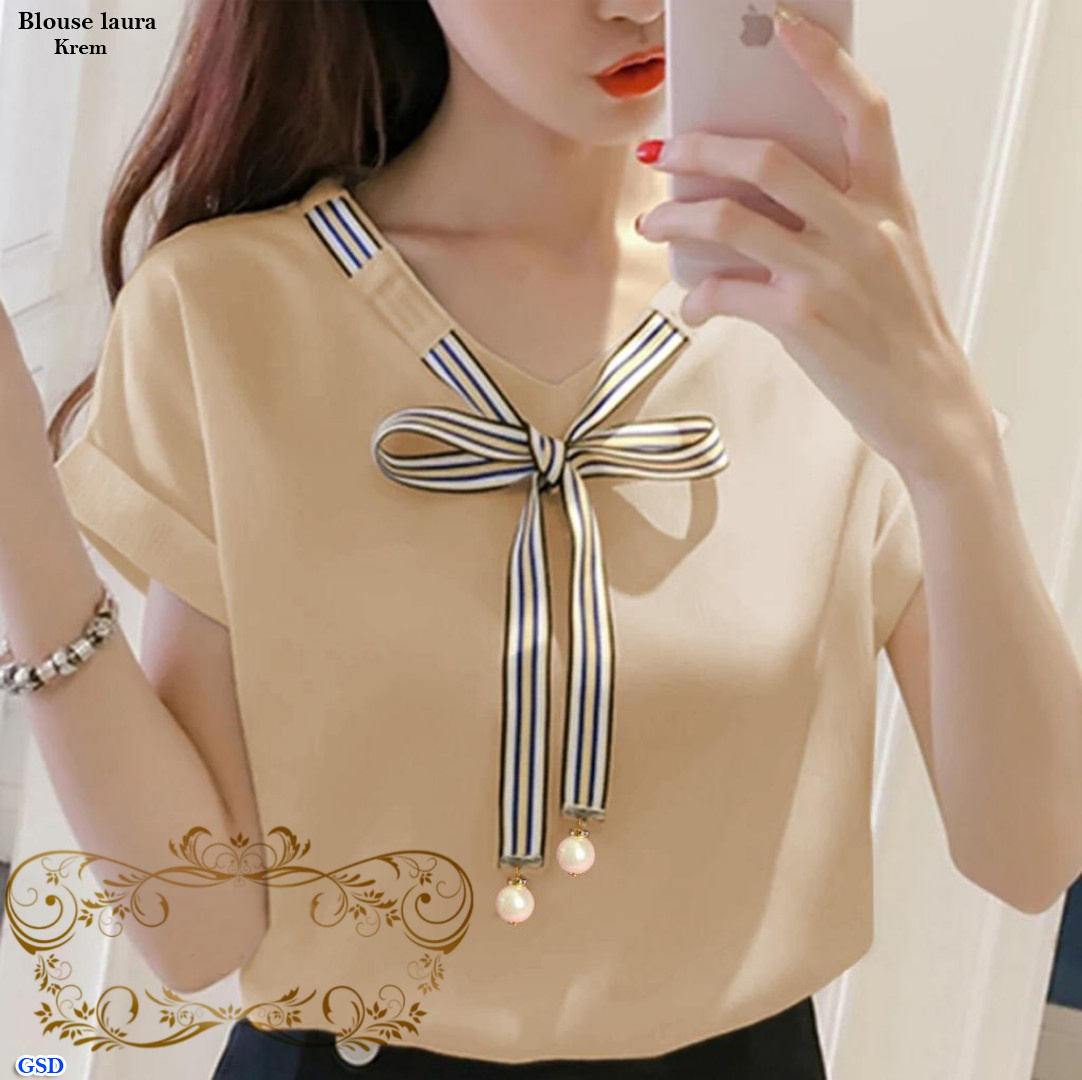 Blouse laura putih